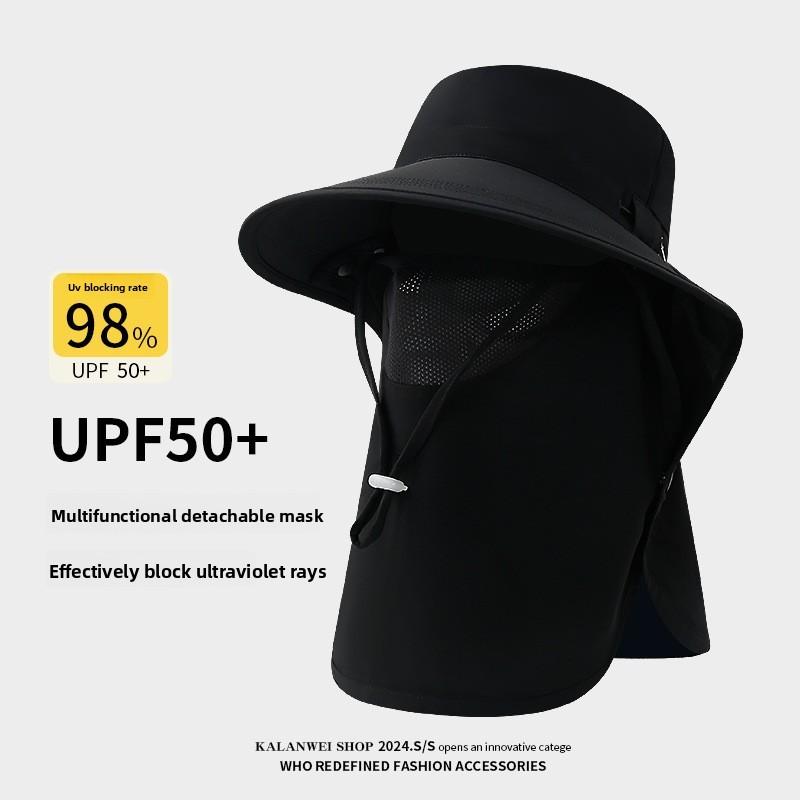 Sun Protection Mask With Breathable Ice Silk Fabric For Outdoor Activities