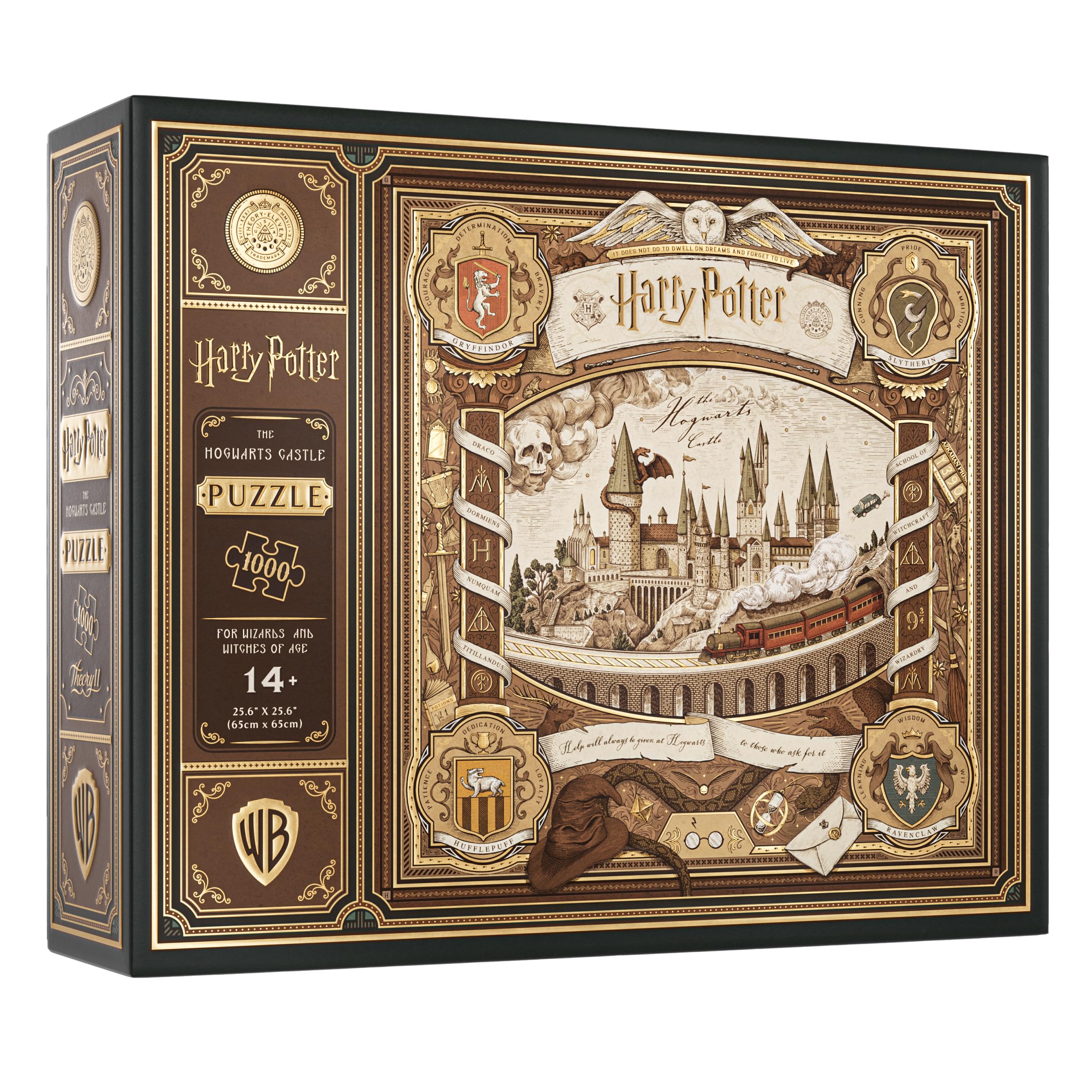 

theory11 Harry Potter Jigsaw Puzzle - 1,000 Piece Jigsaw Puzzle - Officially Licensed Harry Potter Merchandise & Collectibles - Precision Fit and