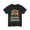Bowling Grandpa T Shirt Funny Cool Dad Tee