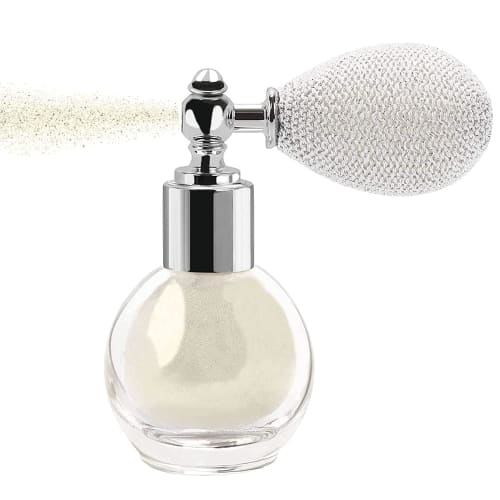 

GECOMO Diamond Highlight, Highlighter Powder Spray, Glitter Body Powder, Lam Powder, Makeup Spray Face Body Hair Nail Makeup (01#)