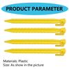 10Pcs Canopies Stake Plastic Tent Peg Anchors Yard Lawn Peg Outdoor Campings Stake for Fixings Tent Tarps Awnings