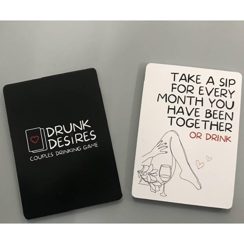 Drunk Desires Romantic Card Game Crafted From Art Paper 9*6.5cm