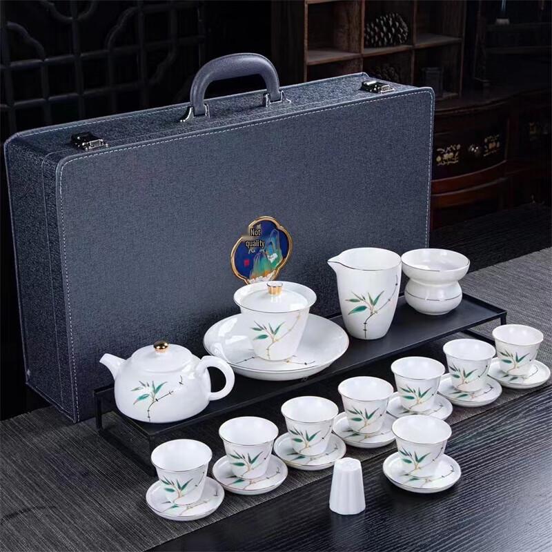 Dehua White Porcelain Kung Fu Tea Set - Xin Zhu