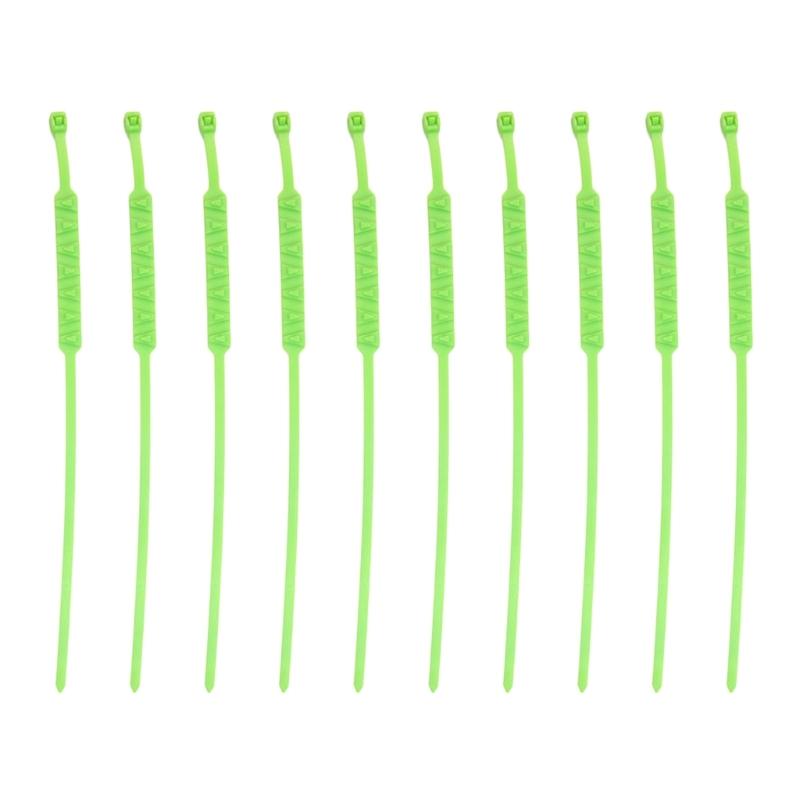 10 Stück Schneeketten für Motorräder Roller Elektrofahrrad Notfall Reifen Rad Kabel Schneeketten Anti-Rutsch Kabelbinder