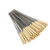 SMVP Stainless Steel BBQ Flat Skewers with Wooden Handles