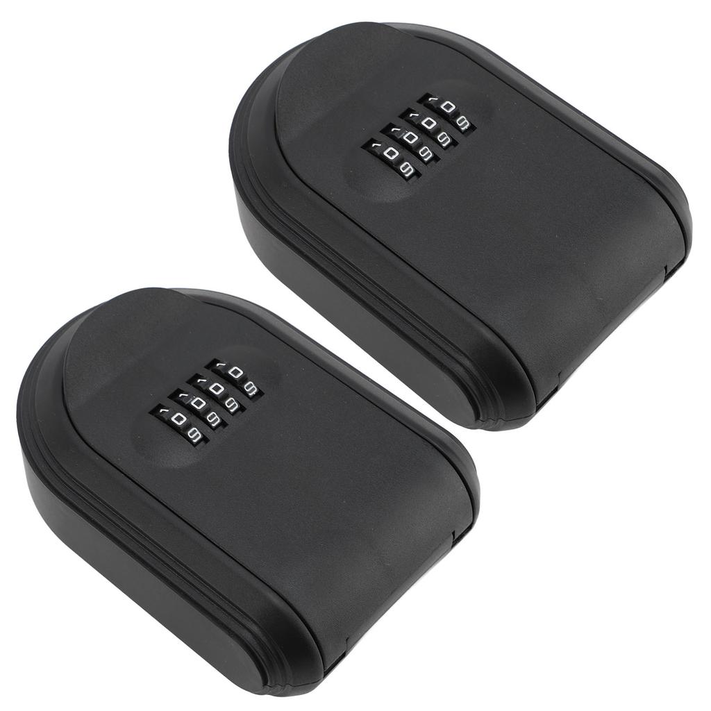 Magnetic Key Holder with Combination Lock Portable Plastic Water Resistant Enhanced Safety Hide Key