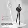 Ergonomic Plastic Measuring Compass Featuring 30cm Extended Reach Suitable For Art Drawing And Math Study Applications