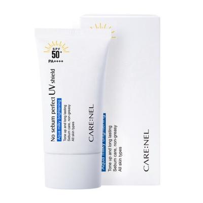Carenel No Sebum Perfect UV Shield SPF50+ PA++++ 50ml 1vnt./2vnt.
