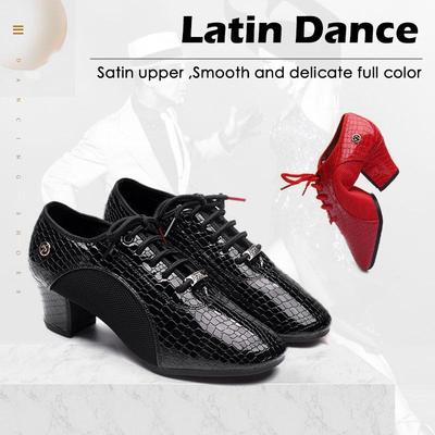 Women Latin Dance Shoes Indoor Rumba Salsa Shoes Soft Bottom Non-slip Square Dance Shoes