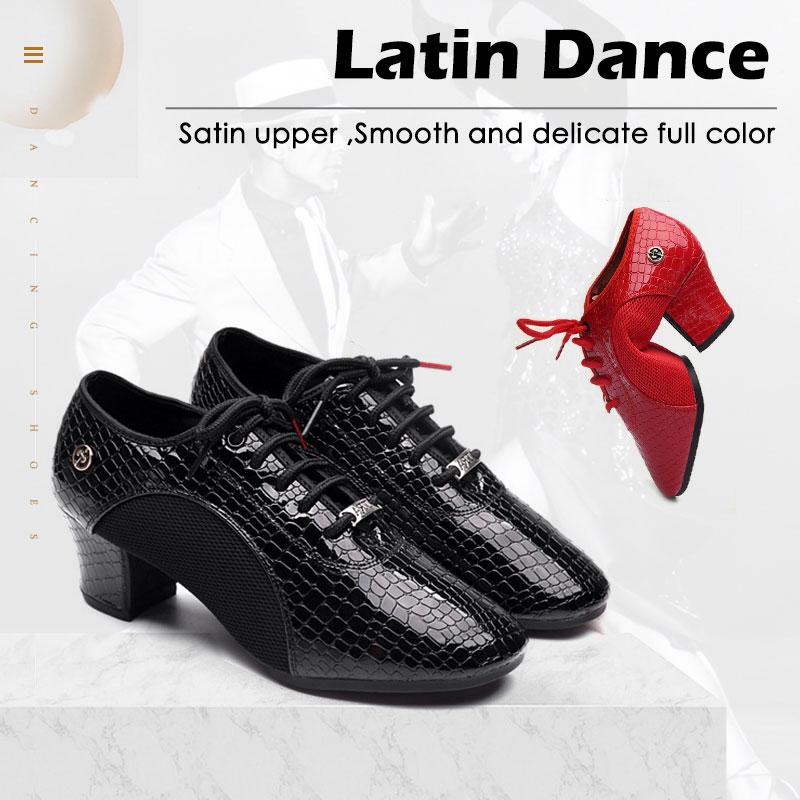 Scarpe da Ballo Latino da Donna Scarpe Rumba Salsa da Interno Suola Morbida Antiscivolo Scarpe da Quadriglia