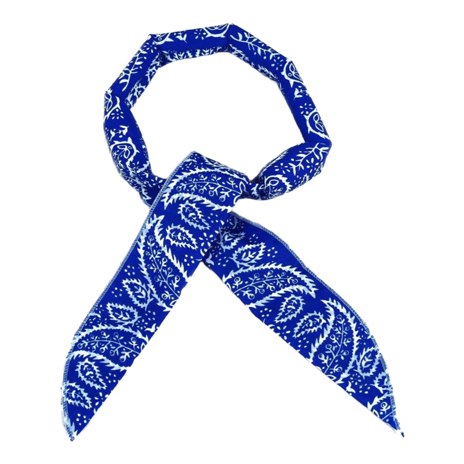 

Cooling Towel Sports Ice Cooling Scarf Cold Sensation Neck Scarf for Running Hiking Gym Workout Outdoor Activities синій