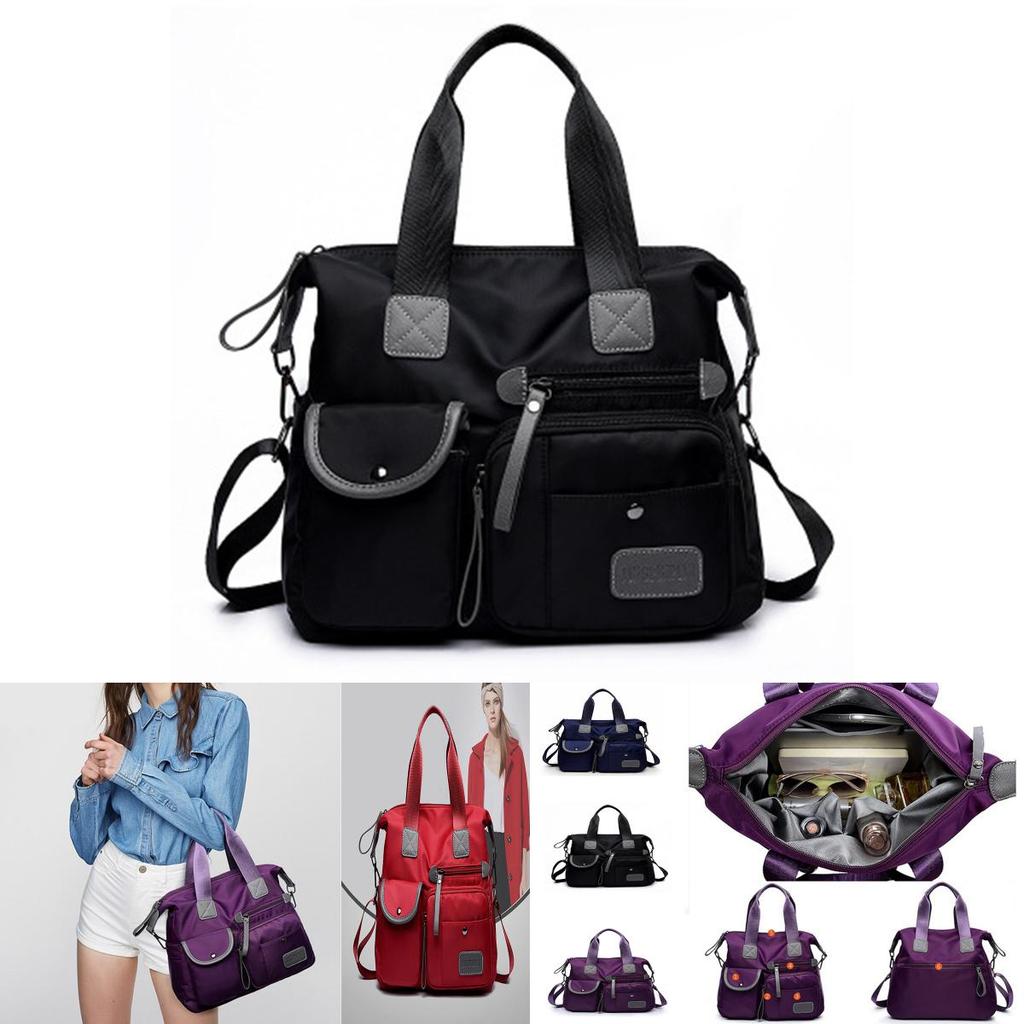 Stylish Women Waterproof Nylon Shoulder Bags With Large Capacity And Timeless Design