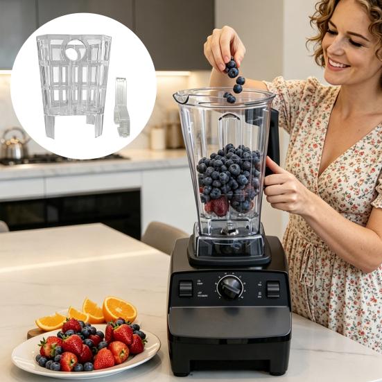 Acessório para Liquidificador Compatível com Vitamix 5200 E310 2.0 510 X2 X3 X4 Limpador de Frutas e Vegetais Frescos Acessórios para Liquidificador