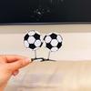 10pcs/set Zinc Zinc Alloy Basketball Hair Clips Flocking Side Clip for Fans  Cheering Props