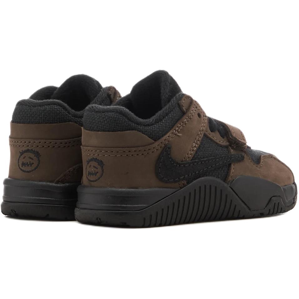New Travis Scott x Jordan Jumpman Jack Anti-Slip Wear-Resistant Low-Top Toddler Shoes Black Brown Infant And Toddler FJ2852-204