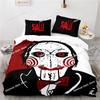 Top Horror Saw Movie Bedding Set Printed single Comforter Quilt Bed Cover Duvet Cover Pillow Case 3 Pieces Sets Kids Adult Size