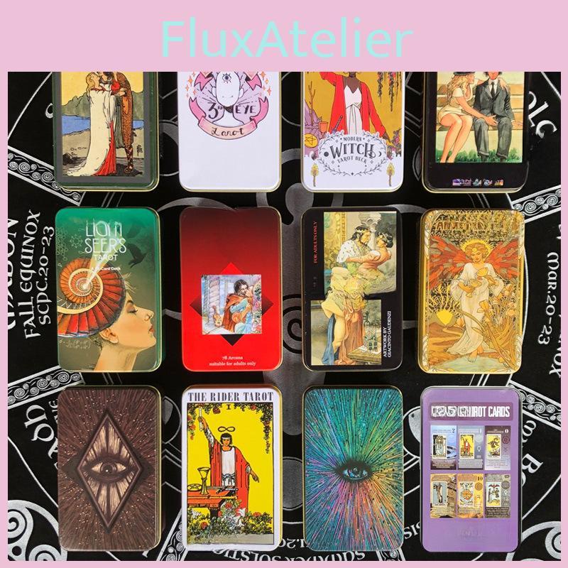 Stamping Hot Tarot Process Highgrade With Iron Box Tarot Cards Deck Board Game