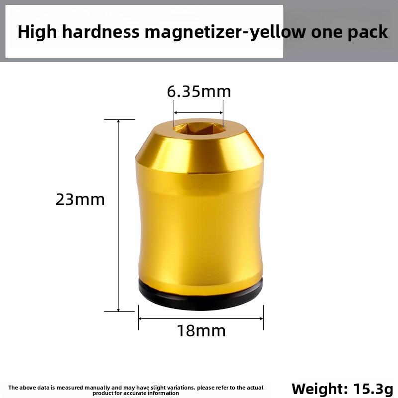 1/5Pcs Magnetic Screw Rings Magnetized Ring Screwdriver Bits Aluminum Alloy 1/4 Inch Shank Screw Bit Magnetic Magnetizer