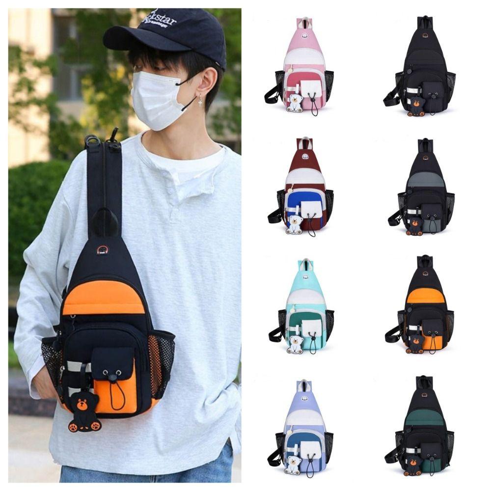 Large Capacity Crossbody Shoulder  Bag Waterproof Backpack Fashion 2 In1  Chest Bag  Outdoor