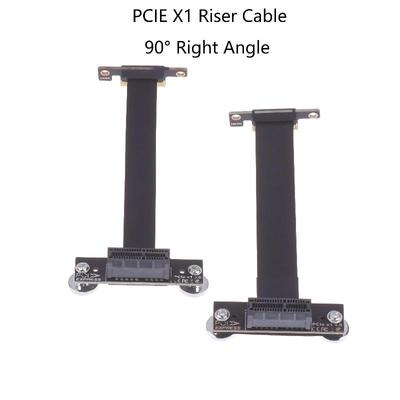 Кабель-райзер Pcie 3.0/4.0 X1 Кутовий Кабель-подовжувач Pcie Адаптер Карта-райзер Pcie Express Стрічковий Подовжувач