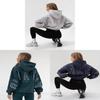 Sweat à capuche imprimé style Hip Hop pour femme en polyester épais pour un style décontracté de rue