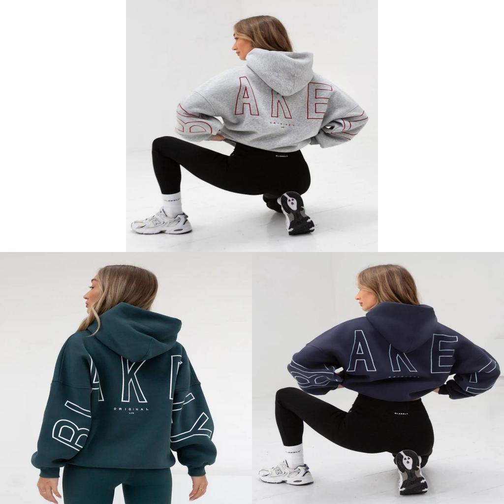 Sweat à capuche imprimé style Hip Hop pour femme en polyester épais pour un style décontracté de rue