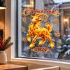PVC Wall Sticker Static Adhesive Glass Sticker Festive Window Decal  Home