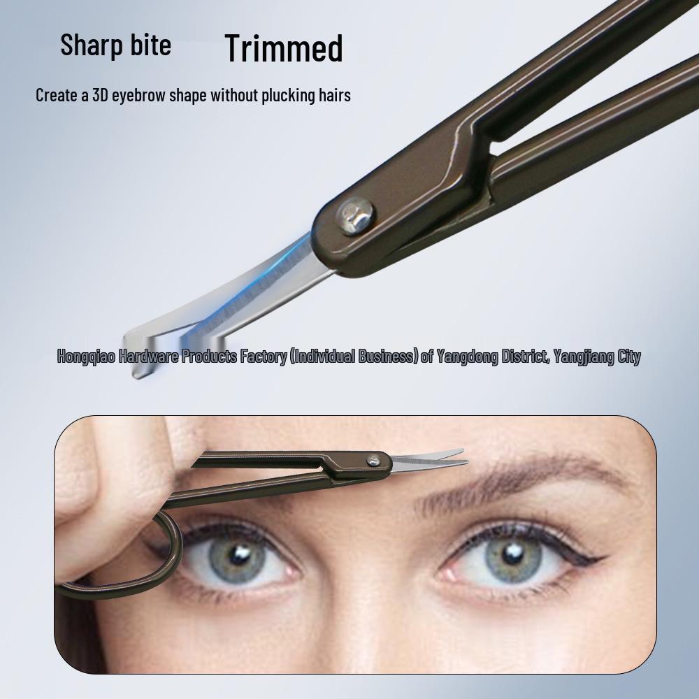 4-Piece Portable Grooming Kit: Nail Clippers, Scissors, Tweezers, Ear Spoon