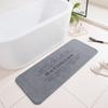 3D Carved Three-Dimensional Bathroom Floor Mat Bathroom Non-Slip Foot Mat Home Absorbent Carpet