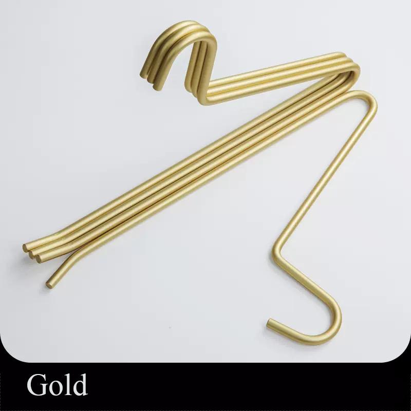 

5 шт. Вешалки для брюк с открытым концом, противоскользящие вешалки для брюк, современные роскошные вешалки для одежды из алюминиевого сплава, органайзер для хранения в гардеробе