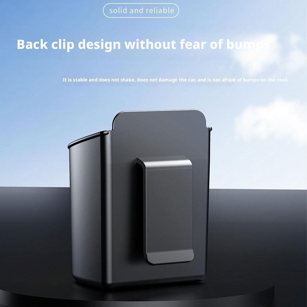 Univerzální box na držák nápojů do dveří auta s designem zadní spony, stojan na nápoje, úložný box, organizér na box na vodu za sedadlem auta