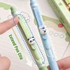 4PCS/Box Erasable Erasable Gel Pen Push Using Ballpoint Pen Neutral Pen  School Office