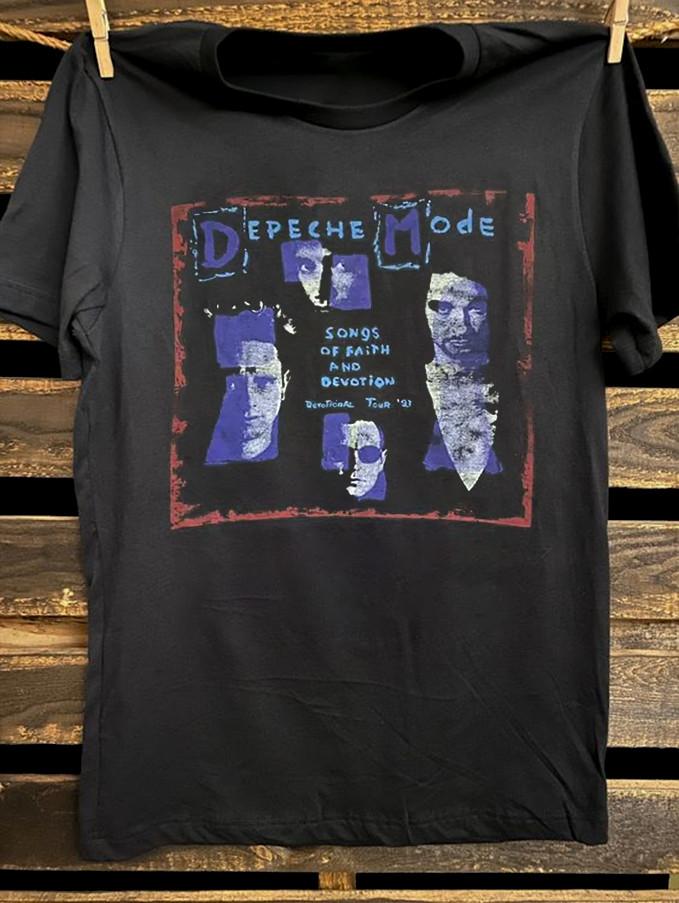 DEPECHE MODE Songs Of Faith And Devotion Футболка Хлопок Для Мужчин Женщин AL132 Унисекс Футболка XL