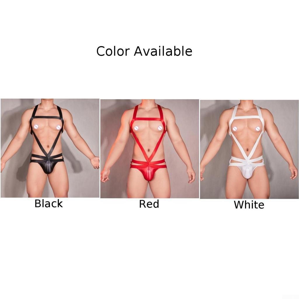 Harness Underwear Jockstrap Jumpsuits Leotard Male