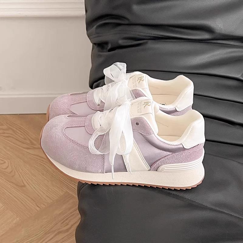 Fashion 2025 Hot Sale Shoes Female Mixed Colors Women's Vulcanize Shoes Outdoor Women Sneakers Lace Up Low Heel Women's Casual Shoes
