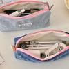 Stylish Jeans Pencil Bag With Polyester Material For Back To School Supplies For Teens