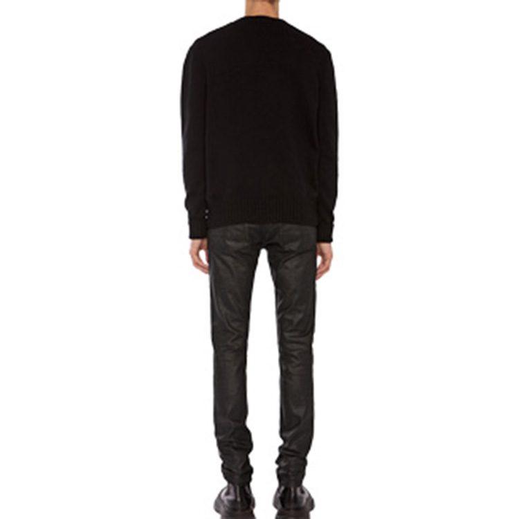 Alexander Mcqueen Graffiti Logo Intarsia Knitted Jumper 626454Q1WZL1006