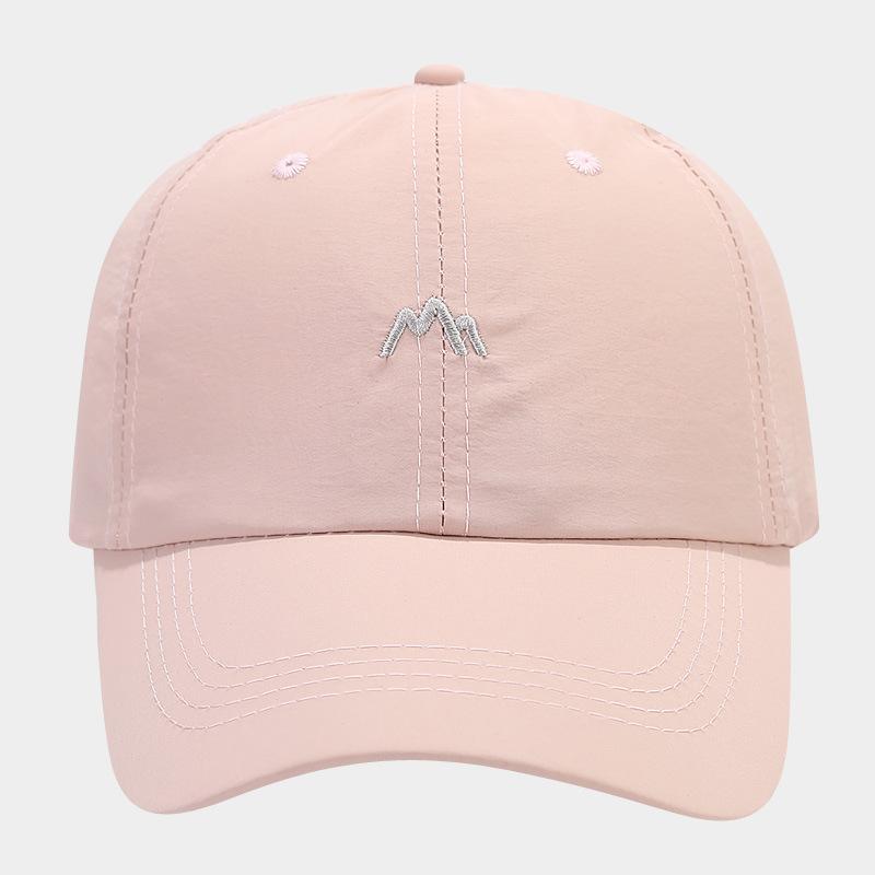 Spring new mountain embroidered baseball caps for men and women outdoor hiking breathable quick drying cap sun hat tide