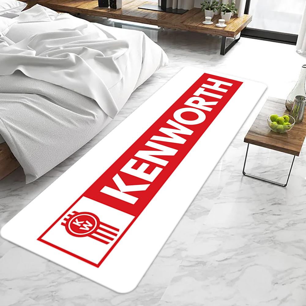 1 pcs Modern truck logo flannel printed carpets, balcony, corridor and porch carpets, bedroom bed blankets, home decoration