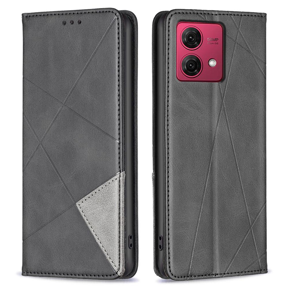 For Motorola Moto G84 5G Case Slim-Fit PU Leather Stand Phone Cover with Card Slots