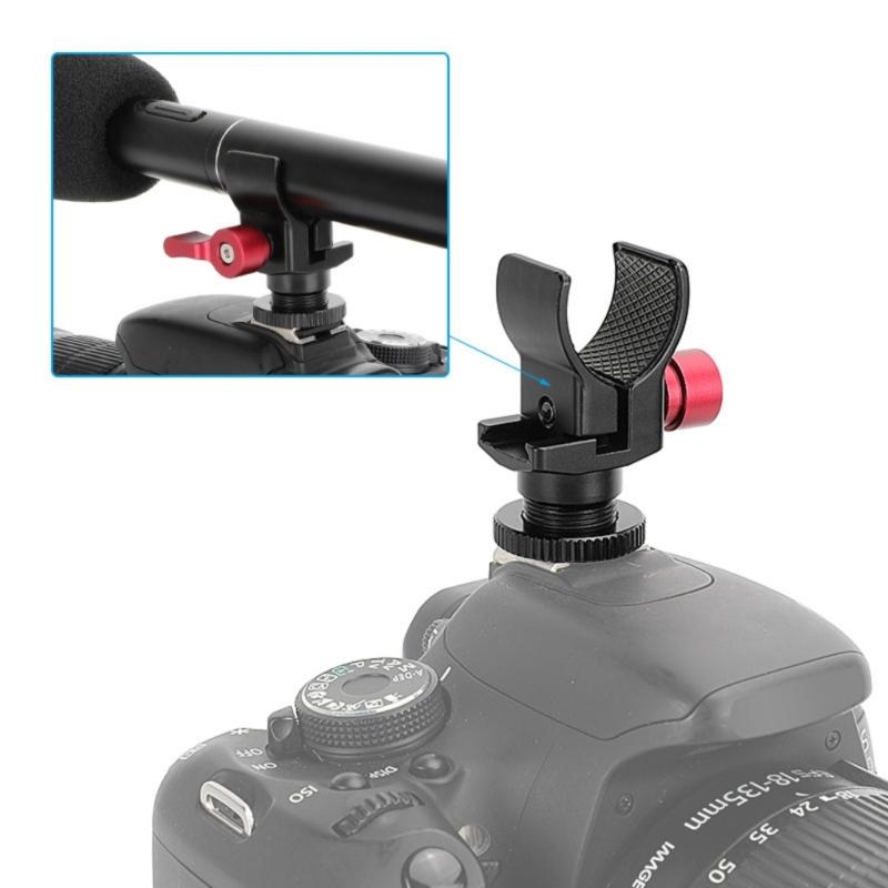 Metal Super Clamp with Shoe Mount Adapter for Microphone Cold Shoe Mount Photography Studio and Outdoor Essential