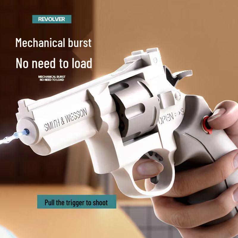 Revolver Water Gun Toy for Kids - Linked Spray Water Play Fun