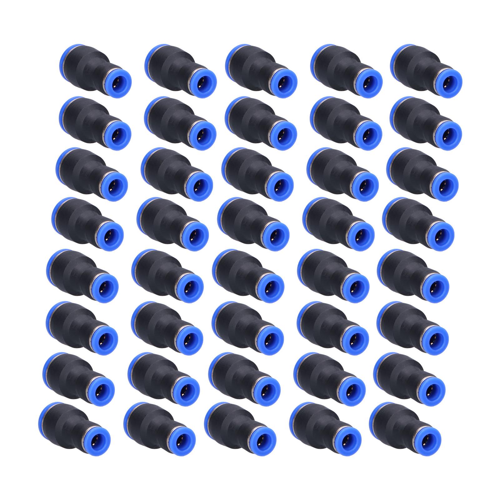

40Pcs Pneumatic Reducing Connector Straight Push in Reducer Fittings for P12‑8 Air Tube