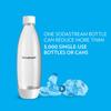 Sodastream White 1L Slim Carbonated Bottle Twin Pack (2-Pack)