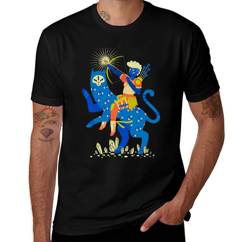 The Warrior Tshirt Soft Casual Short Sleeve Cotton Tee