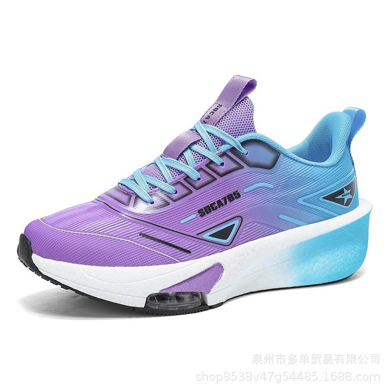 Outdoor running shoes racing air cushion shock absorption rebound sports shoes racing training running shoes 36