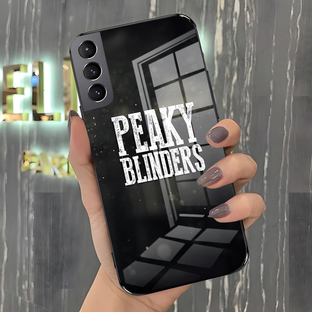 Filmový P-Peaky Blinders Pouzdro na telefon pro Samsung S26 S25 Plus S20 S20 Plus S22 Ultra S23 FE S21 Plus S21 Ultra Skleněný kryt