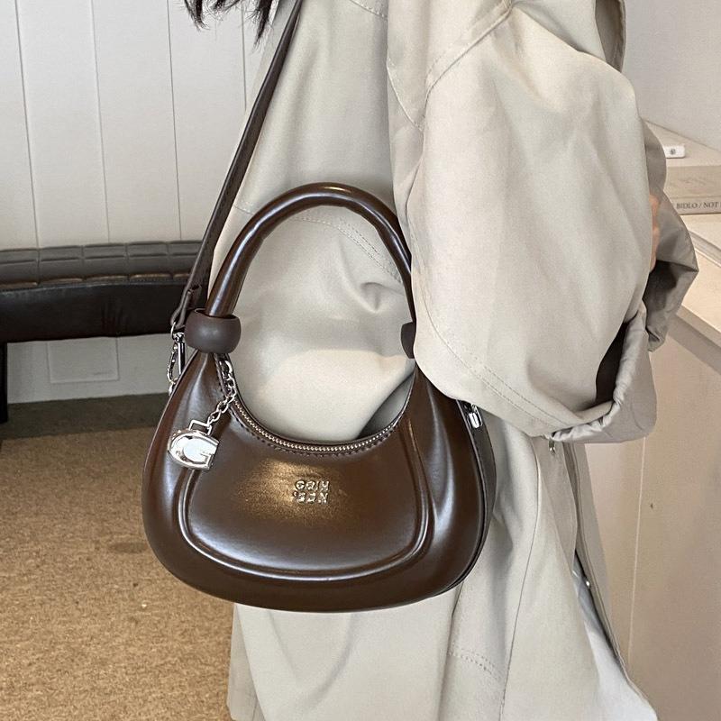 Women's Handbag, Underarm Bag, Sophisticated, Unique, Retro, Versatile, Single Shoulder/crossbody Crescent Bag