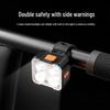 Rechargeable Waterproof Bicycle Front & Rear Light for Night Riding