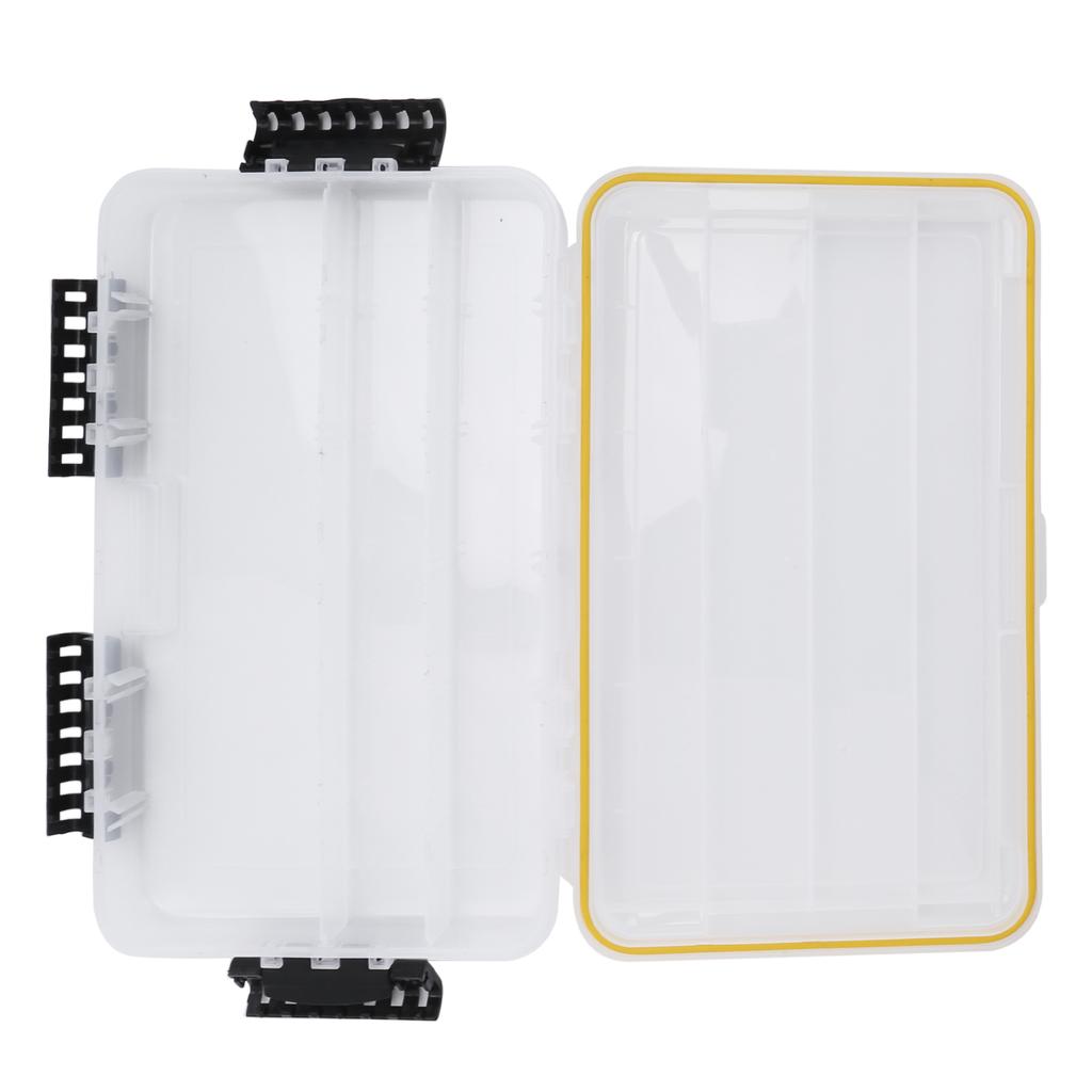 Köderbox Langlebig Versiegeltes Mehrfachnut-Design Angelausrüstung zur Aufbewahrung von Angelzubehör